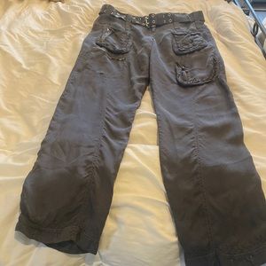 PETE & GRETA by
JOHNNY WAS CUPRA POPLIN CARGO PANTS